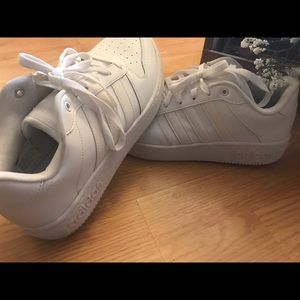 White Adidas sneakers